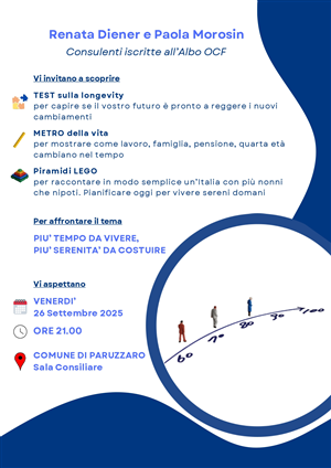 “Una nuova era: l’era della longevità”